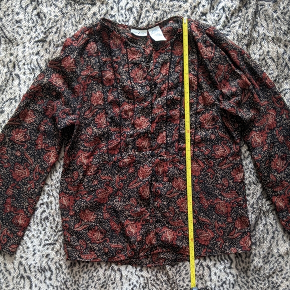 Vintage paisley blouse - Picture 6 of 8